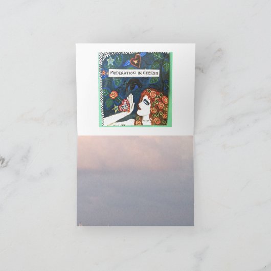 NOTECARD-I WÜRDE DIE DINGE, DIE ICH GETAN HABE, AN KARTE (Innenseite)