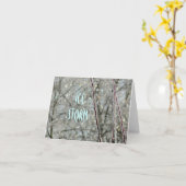 notecard/ICE STORM/FOTOG/ICE-STORMQUOTE Karte (Gelbe Blume)