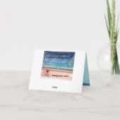 NOTECARD-IF ALLES SCHEINT UNTER KONTROLLE KARTE (Rückseite)