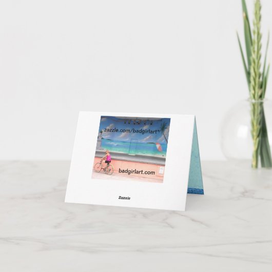 NOTECARD-IF ALLES SCHEINT UNTER KONTROLLE KARTE (Rückseite)