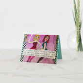 NOTECARD-IF YOU HAVE CRAZY, TROUBLE MAKING KARTE (Vorderseite)