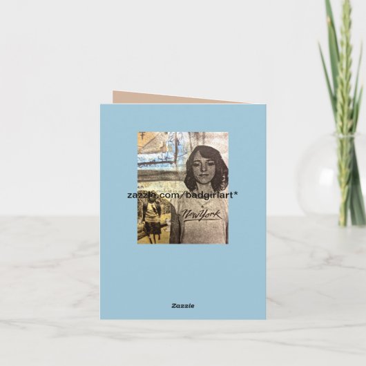 NOTECARD-IN 3 WÖRTER KANN ICH DAS LEBEN KARTE (Rückseite)