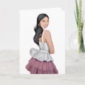 Notecard (innen blau) karte (Vorderseite)