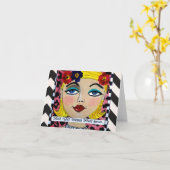 NOTECARD-INNER-FRIEDEN DURCH IMPULSE KAUFEN KARTE (Gelbe Blume)