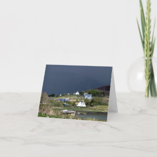 Notecard: Insel von Skye, Schottland Karte