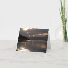 Notecard: Insel von Skye Sonnenuntergang Karte