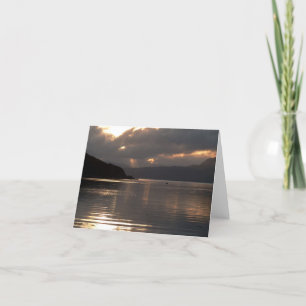 Notecard: Insel von Skye Sonnenuntergang Karte