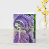 Notecard - Iris Karte (Gelbe Blume)