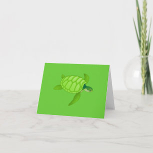 Notecard just for Kids-Turtle Karte