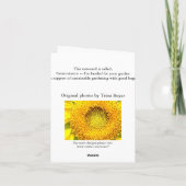 Notecard Karte (Rückseite)