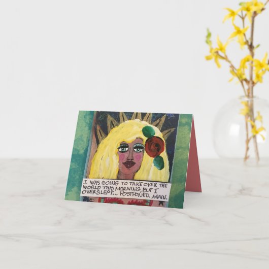 Notecard Karte (Gelbe Blume)