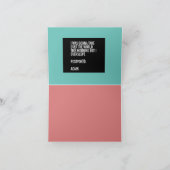 Notecard Karte (Innenseite)