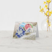 Notecard - Keramik Karte (Gelbe Blume)