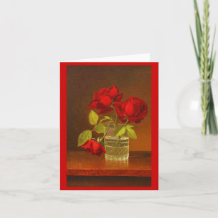 Notecard-Klassisch/Vintag-Martin Johnson Heade 20 Karte