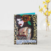 NOTECARD-LAUGH MIT DEN SÜNDERN KARTE (Gelbe Blume)