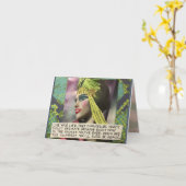 NOTECARD LEBEN SIE IHR LEBEN, NEHMEN SIE VERÄNDERU KARTE (Gelbe Blume)