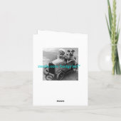 NOTECARD-LET DIE GUTE ZEIT-ROLLE KARTE (Rückseite)