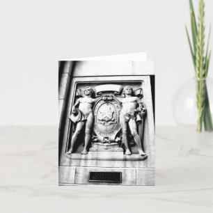 Notecard Liebe Art House - Vintage Architektur 9 Karte