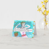 NOTECARD - LIEBE WIE SIE sind NIE UNFRIENDED Karte (Gelbe Blume)