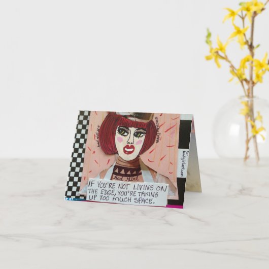 NOTECARD LIFE AUF DEM WEG KARTE (Gelbe Blume)