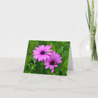 Notecard lila Blume Karte