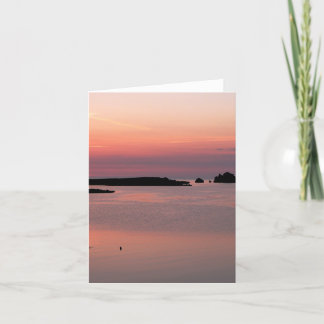 Notecard: Minorca Sonnenuntergang Karte