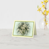 Notecard mit Blumendruck Karte (Gelbe Blume)