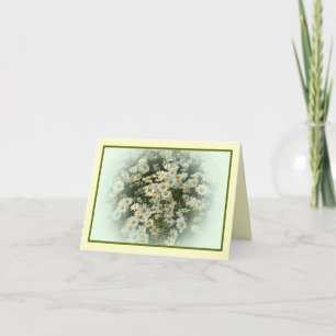 Notecard mit Blumendruck Karte