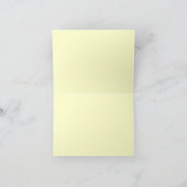 Notecard mit Blumendruck Karte (Innenseite)