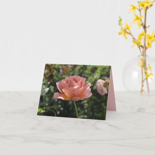 Notecard mit schöner Rose Karte (Gelbe Blume)