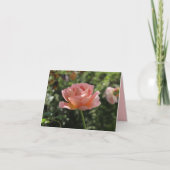 Notecard mit schöner Rose Karte (Vorderseite)