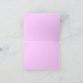 Notecard mit Single Pink Peony Karte (Innenseite)