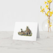 Notecard mit Stockenten-Enten-Nest Karte (Gelbe Blume)