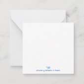 Notecard Mitteilungskarte (Rückseite)