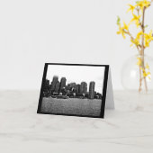 Notecard-Modernes Boston Photography-11 Karte (Gelbe Blume)