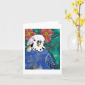 Notecard parakeet karte (Gelbe Blume)