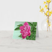 Notecard - Peony Karte (Gelbe Blume)