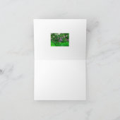 NOTECARD "RHODODENDRON & FERNS" KARTE (Innenseite)