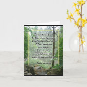 Notecard Schrift des Psalms 119 Karte (Gelbe Blume)