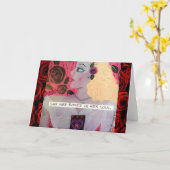 NOTECARD-SHE HATTE ROSE IN IHREM SOUL KARTE (Gelbe Blume)