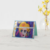 NOTECARD-SHED HATTE EIN LINKS GEHIRN/RECHTES GEHIR KARTE (Gelbe Blume)