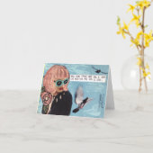 NOTECARD-SIE KÖNNEN MICH SO NEHMEN, WIE ICH BIN KARTE (Gelbe Blume)