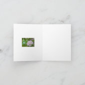 NOTECARD, "SOFT PALE LAVENDER RHODODENDRON" KARTE (Innenseite)