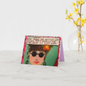 NOTECARD-SOME SACHEN SIND UNSAID. BESSERES LINKS KARTE (Gelbe Blume)