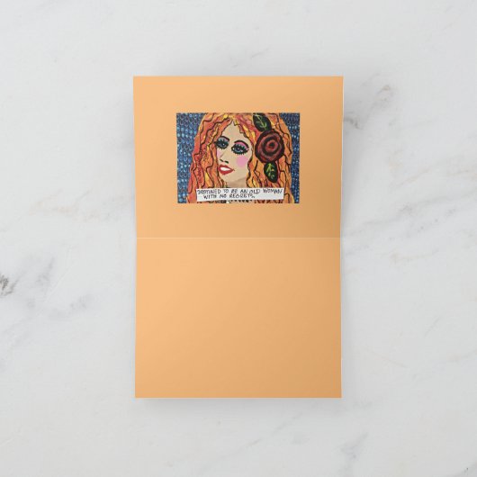 notecard-sometimes I täuschen vor, normal zu sein Karte (Innenseite)