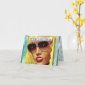 NOTECARD-SOMETIMES MEIN LEBEN GLAUBT GLEICHEM KARTE (Gelbe Blume)