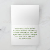 notecard, Spaß "Wie geht es dir? Karte (Innenseite)