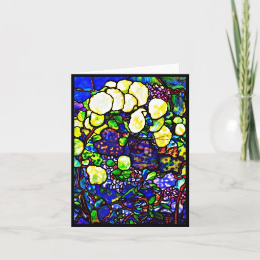 Notecard-Stained Glass-Louis Tiffany 12 Karte (Vorderseite)