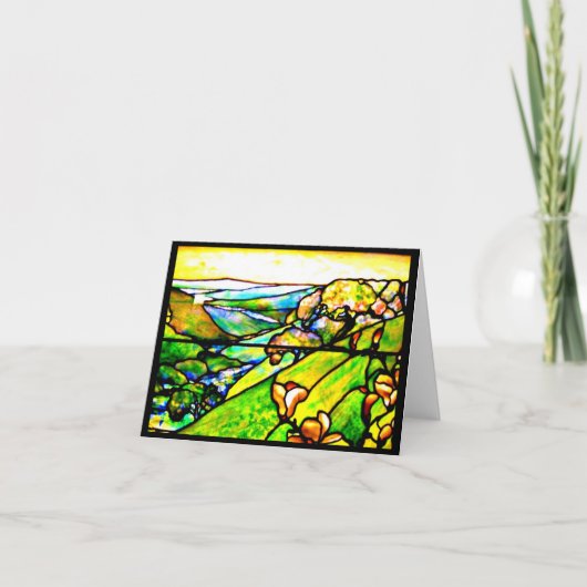 Notecard-Stained Glass-Louis Tiffany 4 Karte (Vorderseite)