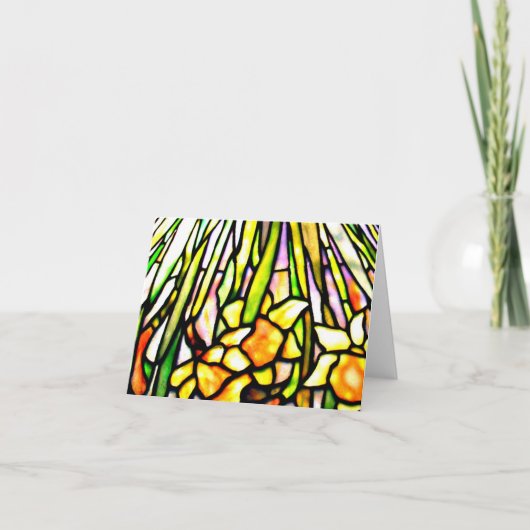 Notecard-Stained Glass-Louis Tiffany 6 Karte (Vorderseite)